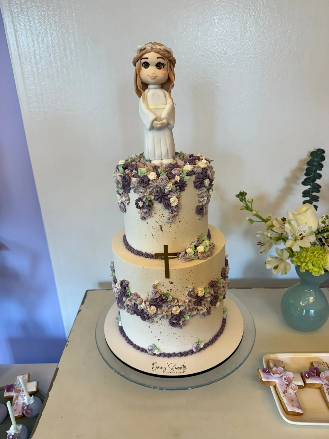First Communion — Lavender & Florals
