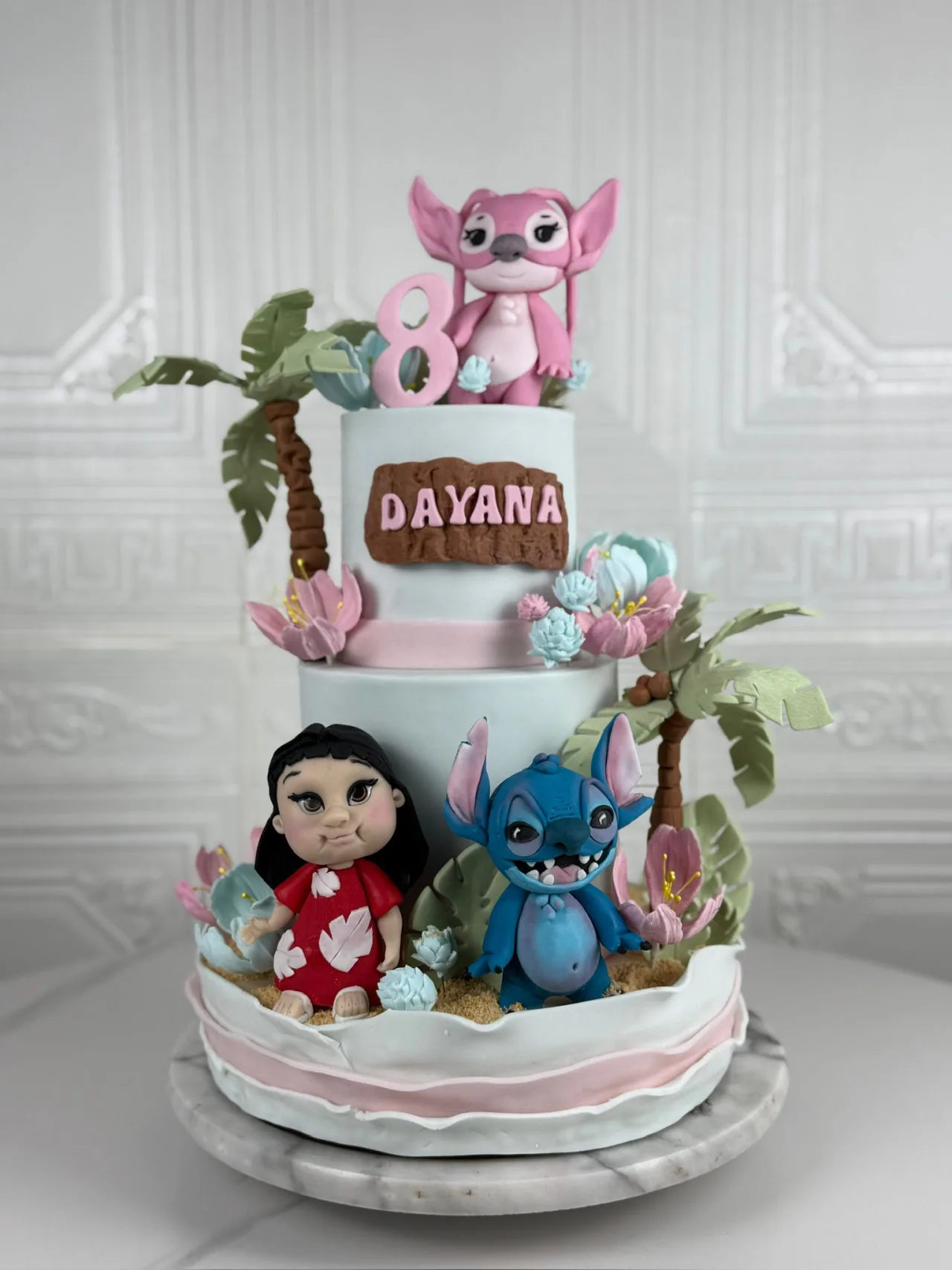Lilo & Stitch — Zweistöckige Geburtstagstorte